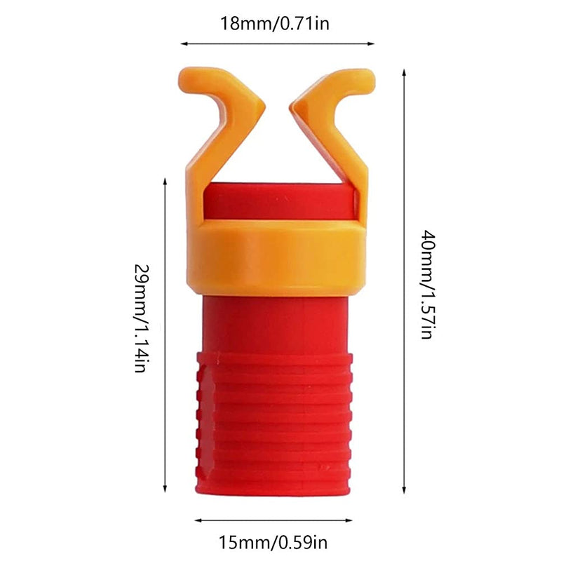 [Australia - AusPower] - Screwdriver Holder Screw Clamp Screw Gripper - ABS Screw Gripper Holding Tool for Woodworking Drill Vise Clamp Fixing Screw Gripper Holding Set, Pinion Flange Holding Tool - Hand Screw Clamp（2 Pcs） 