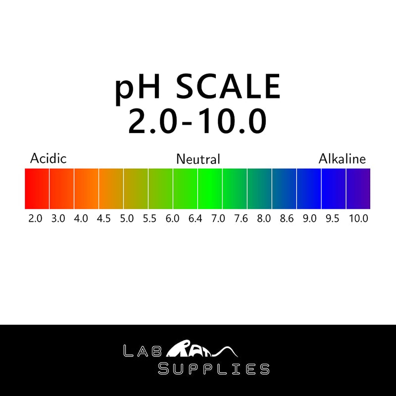 [Australia - AusPower] - pH Indicator Test Drops, Universal Application (pH 2.0-10.0), 100 Tests| for Drinking Water, Urine, and Saliva | Contains 10 ml Bottle of Solution and 20 ml Screw Top Plastic Bottle 