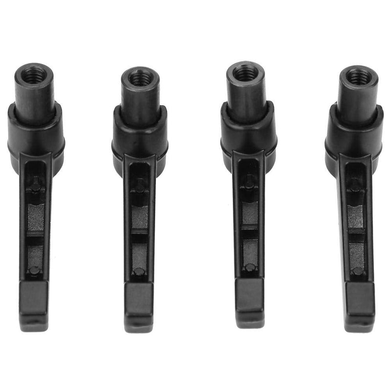 [Australia - AusPower] - YWBL-WH 4Pcs Stainless Steel Adjustable Fixing Handle Machine Knobs M4/5/6/8/10/12 Female Thread(M10(80mm Handle)) M10(80mm Handle) 