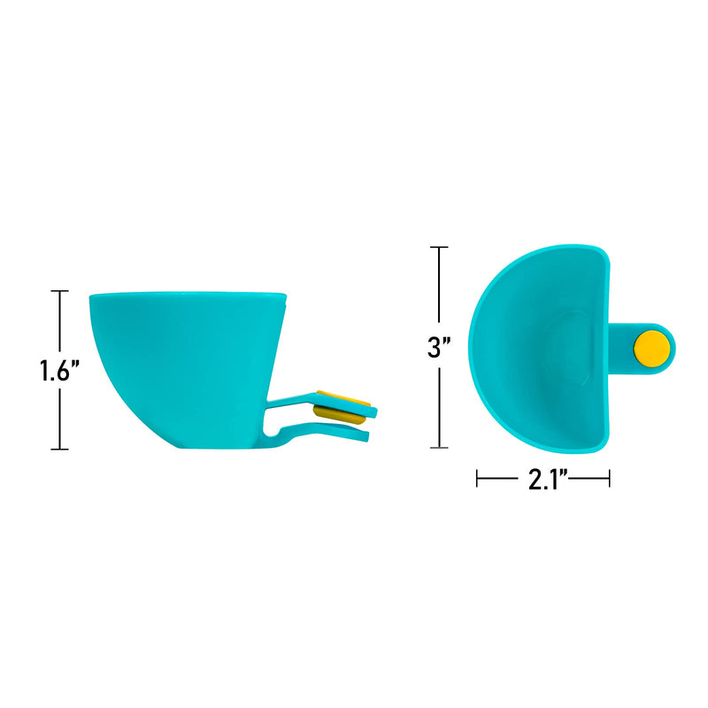 [Australia - AusPower] - Dip Clip for Bowls Plates 8PCS Plastic Dip Clip Bowl Plate Holder Chip and Dip Serving Set Sauce Holder for Spice Tomato Sauce Salt Veggie Vinegar Ketchup Chips (4 Colors) 8 