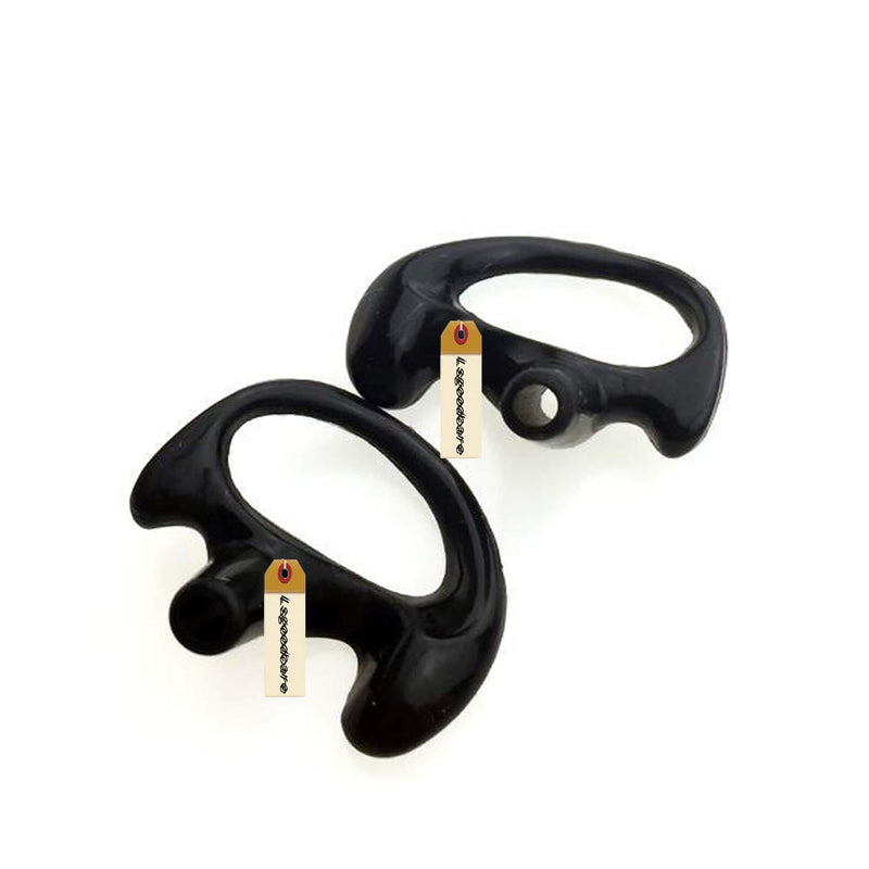 [Australia - AusPower] - Replacement Earmold Earbud (Left and Right Ear) for Two Way Radio Acoustic Coil Tube Earpiece - Open Ear Insert Earmould Earbuds Black, Small, Soft Silicone Material, 5 Pairs, Lsgoodcare Small Size-5Pack 