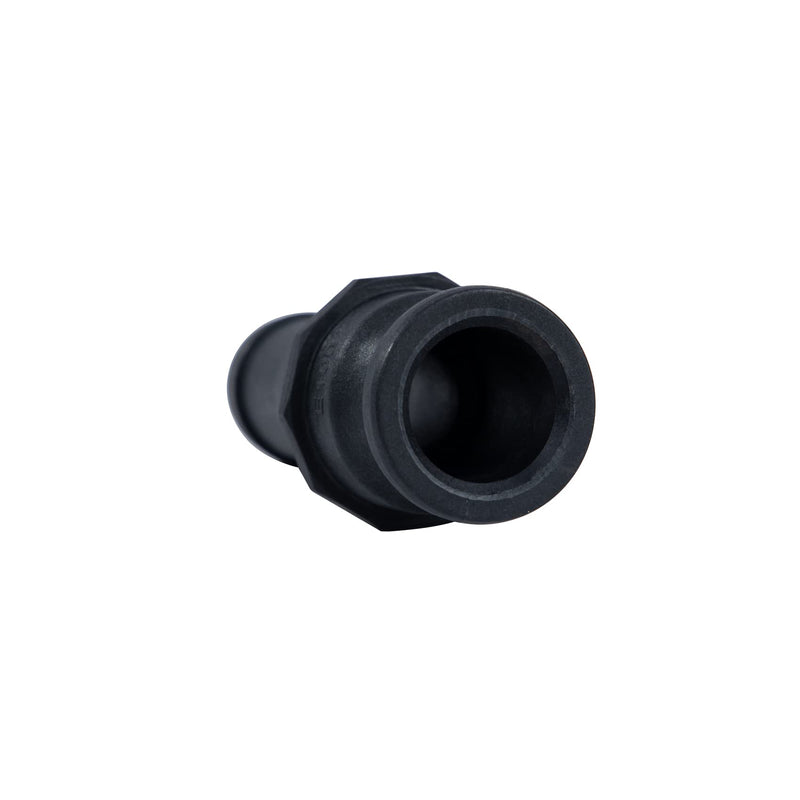 [Australia - AusPower] - Quafwia 2 pcs Polypropylene Cam lock Fittings (1" Part E) Cam and Groove Hose Fitting, Male Adapter x Hose Shank, suction hose camlock fittings (1") 1 Inch 