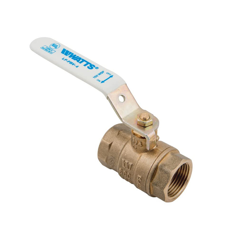 [Australia - AusPower] - Watts 3/4 LFFBV-4 2-Piece, Full Port, Lead Free Brass Ball Valves, Size 1/4 In. – 3 In. Threaded End Connections 