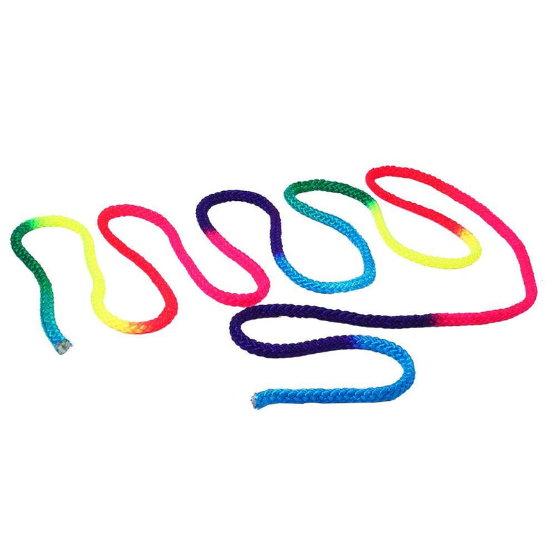 [Australia - AusPower] - Alomejor Gymnastics Rope Rainbow Color Rhythmic Gymnastics Rope Solid Competition Arts Training Rope 