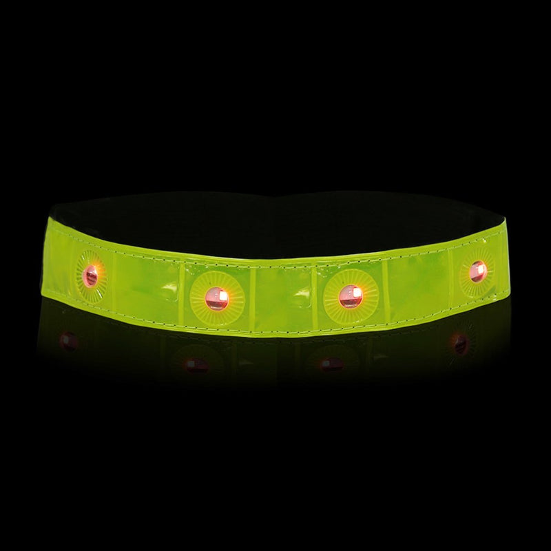 [Australia - AusPower] - VGEBY LED Reflective Armband, Night Safety Light Wrist Band Glow Band Reflective Bracelets for Running Cycling Jogging Hiking 