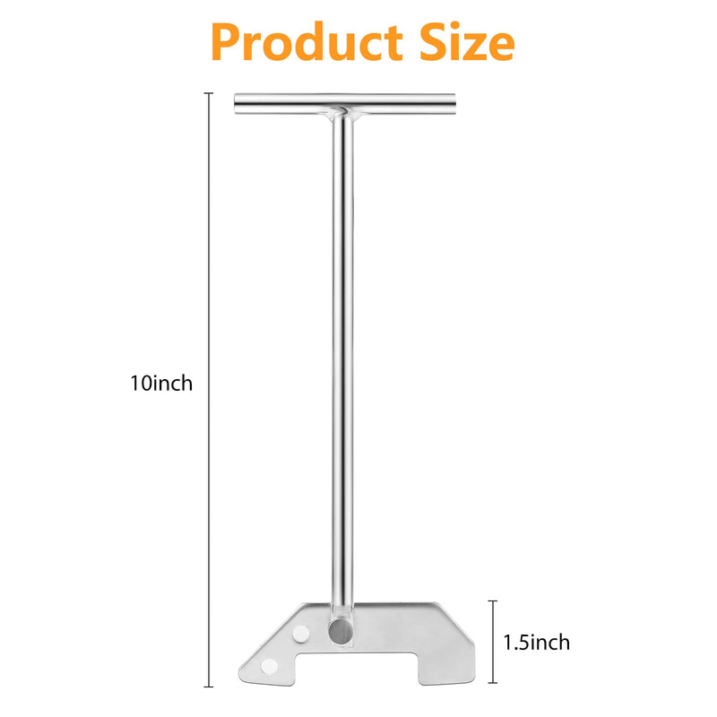 [Australia - AusPower] - Azanxo Garbage Disposer Unjamming Wrench, Compatible With Moen Garbage Disposals, Unclog Kitchen Clean clogging, Silver Garbage Disposal Wrench Tool,Rubbish Disposals for Clearing clogs above the Sink 