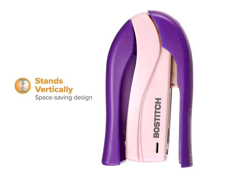 [Australia - AusPower] - Bostitch inSHAPE 15 Reduced Effort Compact Stapler, Purple (1454) 