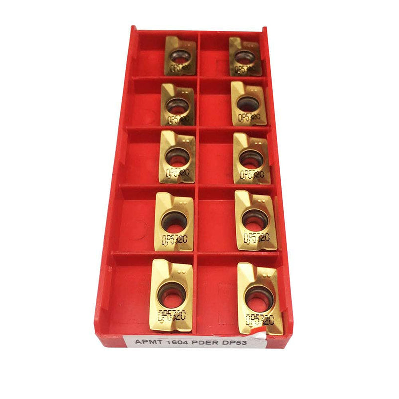 [Australia - AusPower] - GBJ APMT1604 PDER 10pcs Turning Inserts Cutting Tools DP010 For BAP400R Milling Inserts Tool Holders Processing Steel parts 