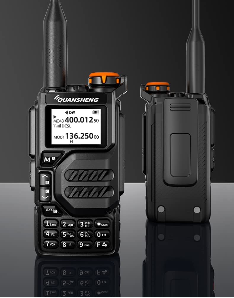 [Australia - AusPower] - UV-K5 Dual Band Radio 5 Watt Output Portable Two-Way Radio with NOAA Weather Alert 