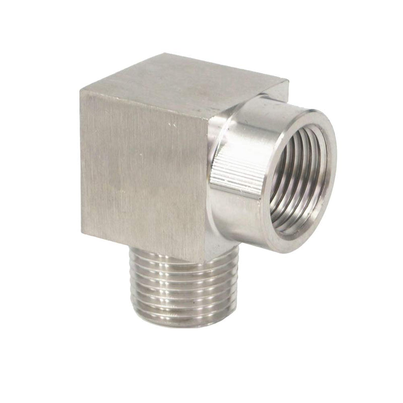 [Australia - AusPower] - Beduan Stainless Steel Cast Pipe Fittings, 90 Degree Street Elbow 1/2" NPT Male x 1/2" NPT Female Water Fuel Air Male to Female 