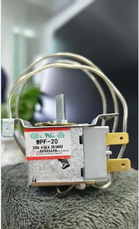 [Australia - AusPower] - 2 Pin Freezer Refrigerator Thermostat Universal WPF-20,Mini Fridge Thermostat,AC 220V-250V 6A 60HZ, Compatible with WPF-16 and WPF-18 
