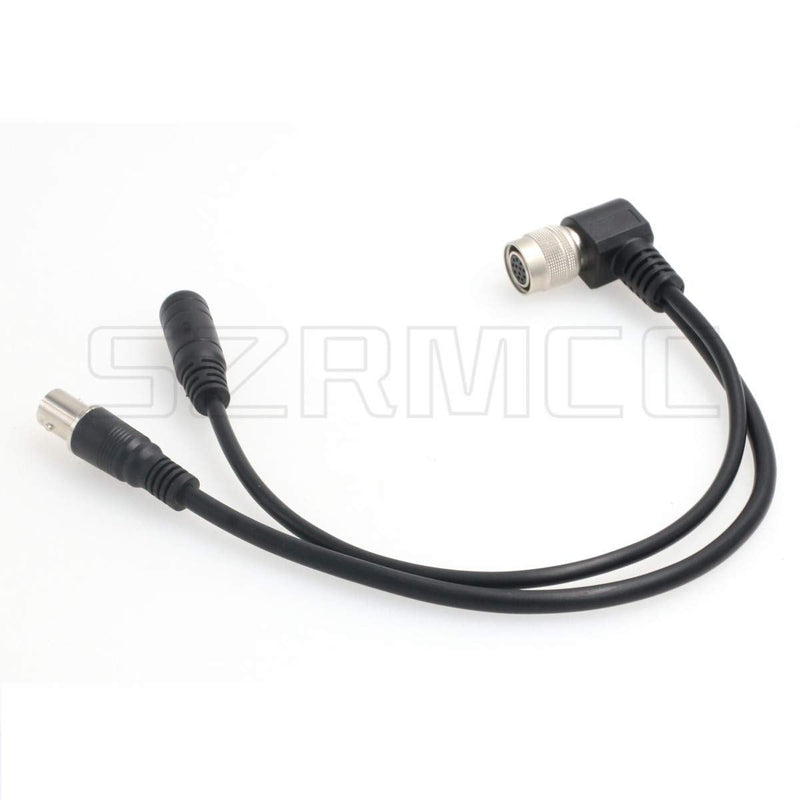 [Australia - AusPower] - SZRMCC Female BNC and Input DC 5.5mm x 2.1mm to Hirose 12 pin Female Y Split Video Power Cable for Sony Industrial Camera 