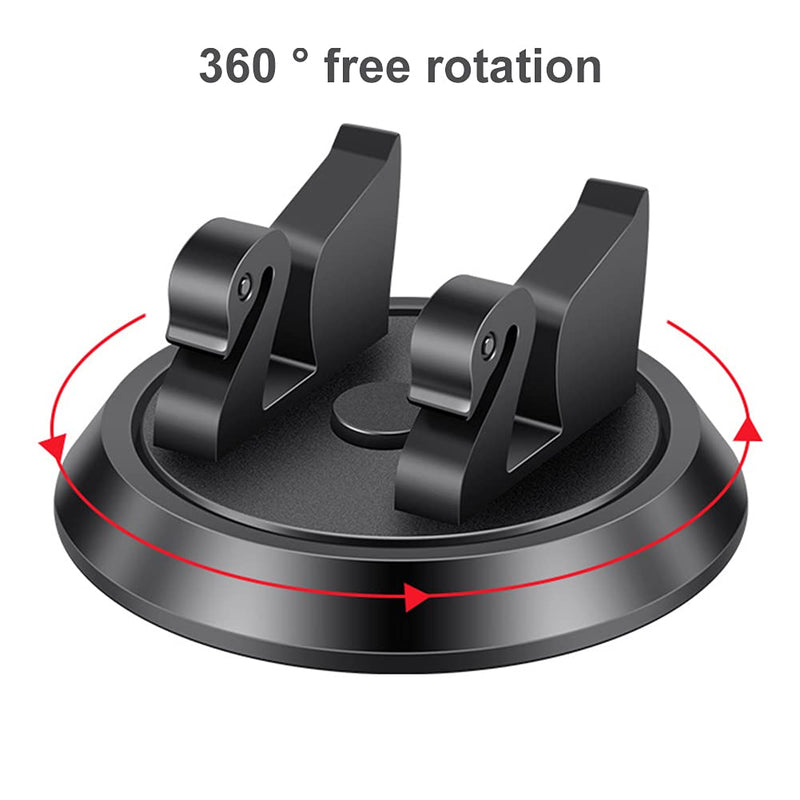 [Australia - AusPower] - CALIDAKA Dashboard Phone Holder for Car,360°Rotate Car Phone Mount Self Adhesive, Dashboard Cell Phone Holder Compatible iPhones 12 11 XS X 8 7 Pro Max Smartphones,with 6 Groups of Numbers(A) 