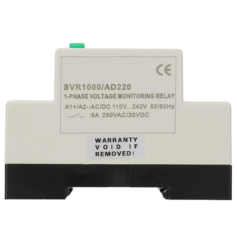 [Australia - AusPower] - YWBL-WH SVR1000 Single Phase Protection Relay Over-Voltage 50V-300V Under-Voltage 1V-90V AC/DC(AD220) AD220 