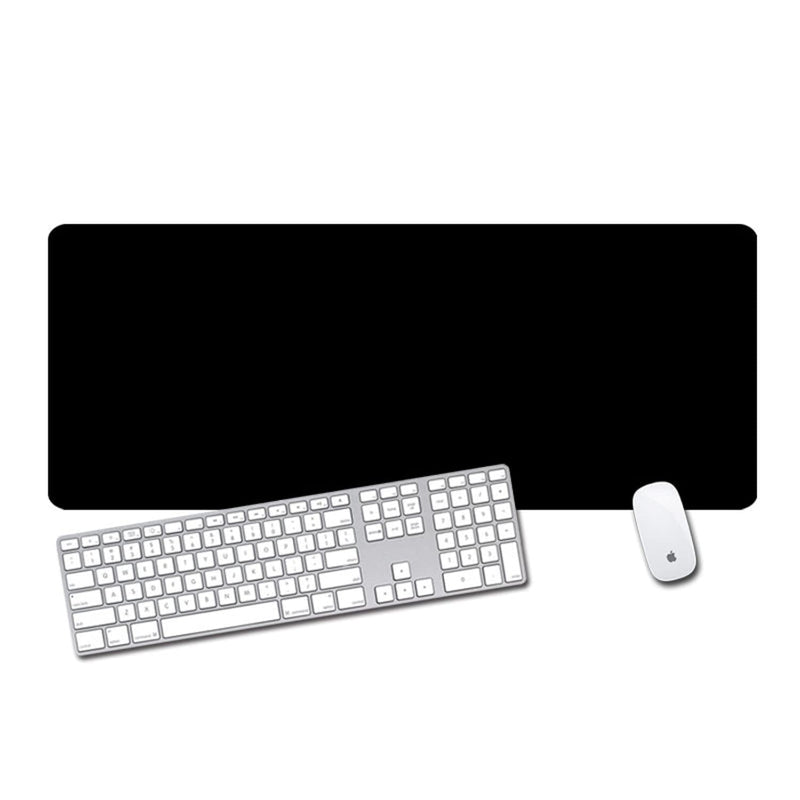 [Australia - AusPower] - SKYXINGMAI Large Gaming Mouse Pad Anti-Slip Rubber Mouse Mat Keyboard Pad Desk Mat for Laptop Computer Gamer Mousepad (23.6 Inch×11.8 Inch, Black) 23.6 Inch×11.8 Inch 