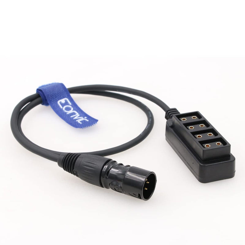 [Australia - AusPower] - Eonvic 4 Pin XLR Splitter Power to 4 Port Female HUB Adapter RED ARRI Camera Photography Cable 