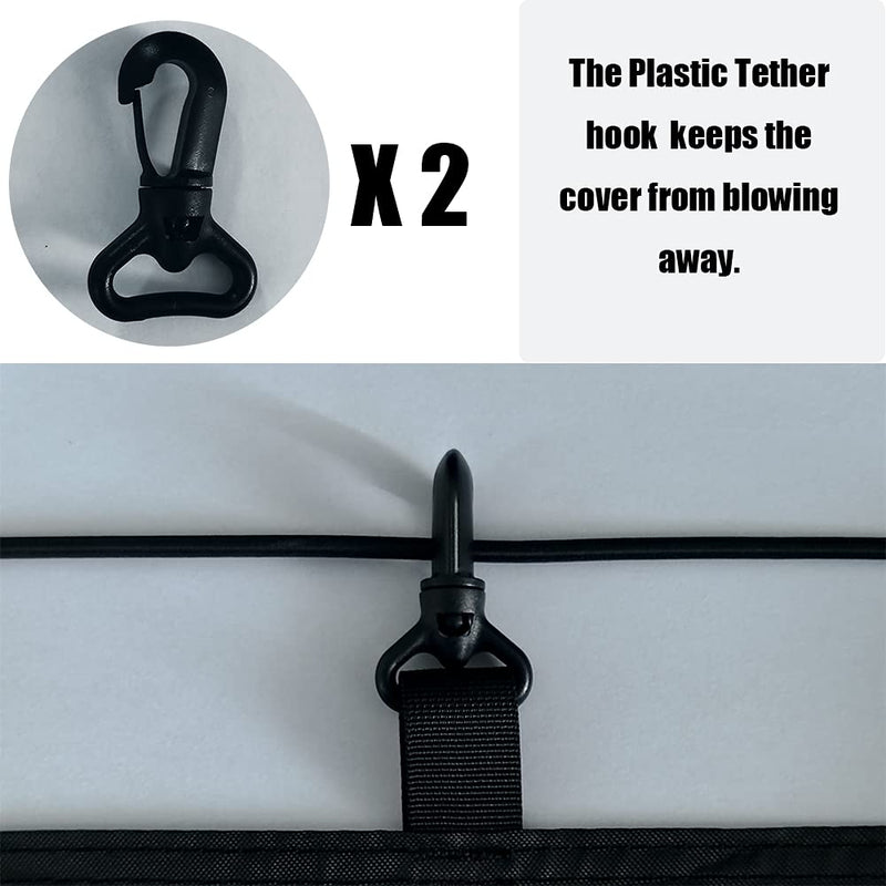[Australia - AusPower] - UCEDER 420D Waterproof Oxford Cloth Seal Cockpit Cover, Kayak Cockpit Drape Cover with PVC Coating Maximum Protection for Your Ocean Cockpit Regular(44x28 inch) 1 Pack 