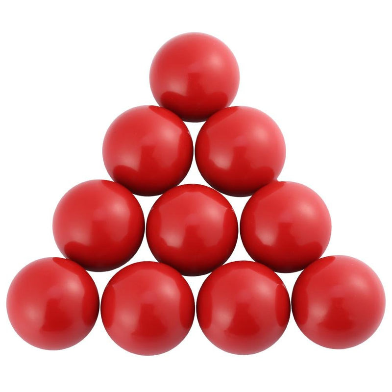 [Australia - AusPower] - SoarUp 10pcs Threaded Control Knobs Machine Operation Ball Handles, Universal Lathe Tractor Machine Plastic Round Ball Knob Handle Black/Red Color(Red-AM8x25) 