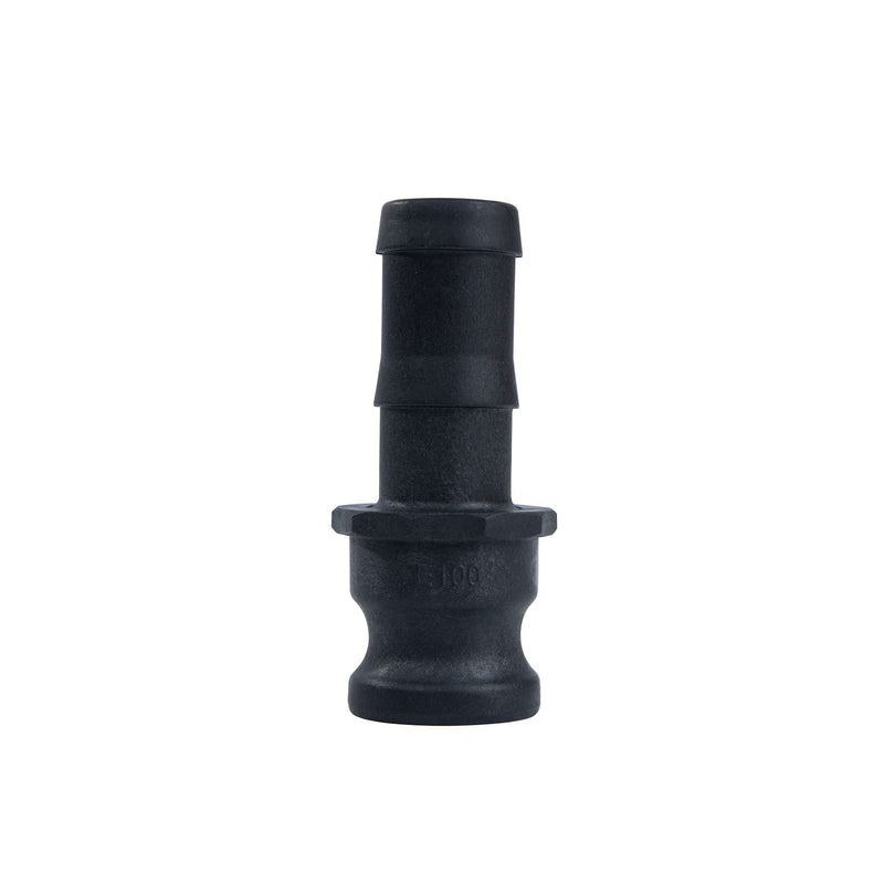 [Australia - AusPower] - Quafwia 2 pcs Polypropylene Cam lock Fittings (1" Part E) Cam and Groove Hose Fitting, Male Adapter x Hose Shank, suction hose camlock fittings (1") 1 Inch 