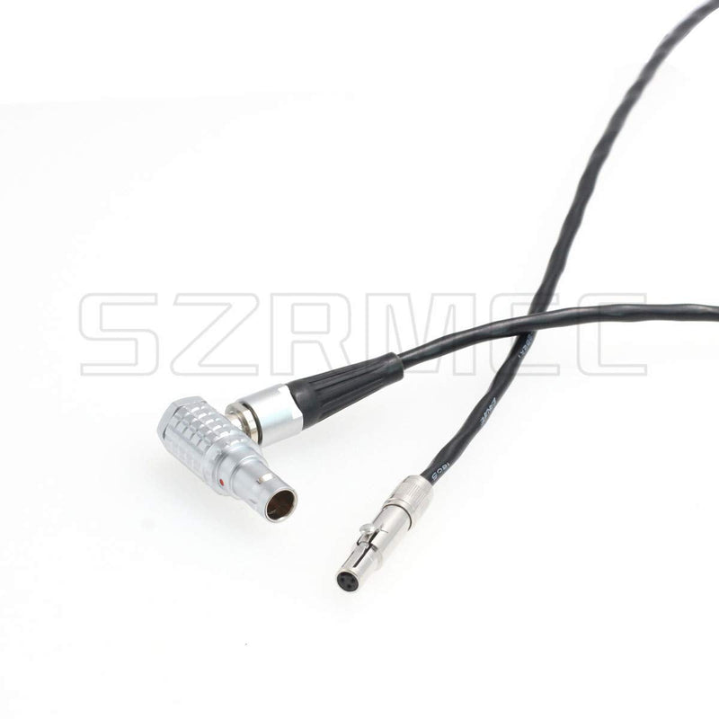 [Australia - AusPower] - SZRMCC 0B 2 Pin Male to 3 Pin Female Power Cable for ARRI Camera to Odyssey7Q 7Q+ 7 Monitor (Right Angle) Right Angle 