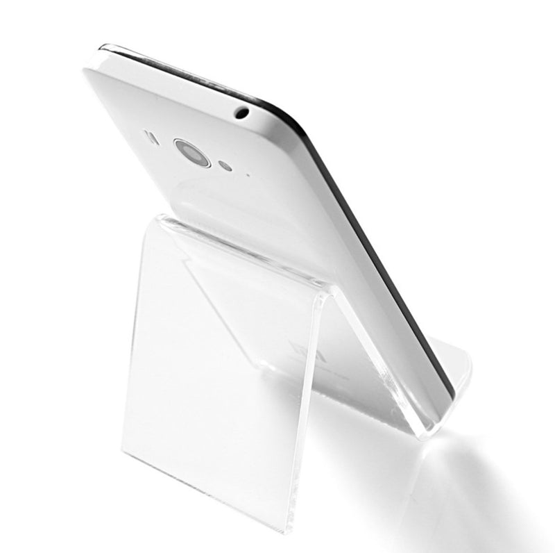 [Australia - AusPower] - 5 Pack Clear Show Rack Display Holder Mount Stand for Mobile Cell Phone iPhone Display Stands 