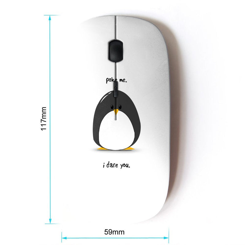 [Australia - AusPower] - KOOLmouse [ Optical 2.4G Wireless Mouse ] [ Funny Poking Penguin ] 