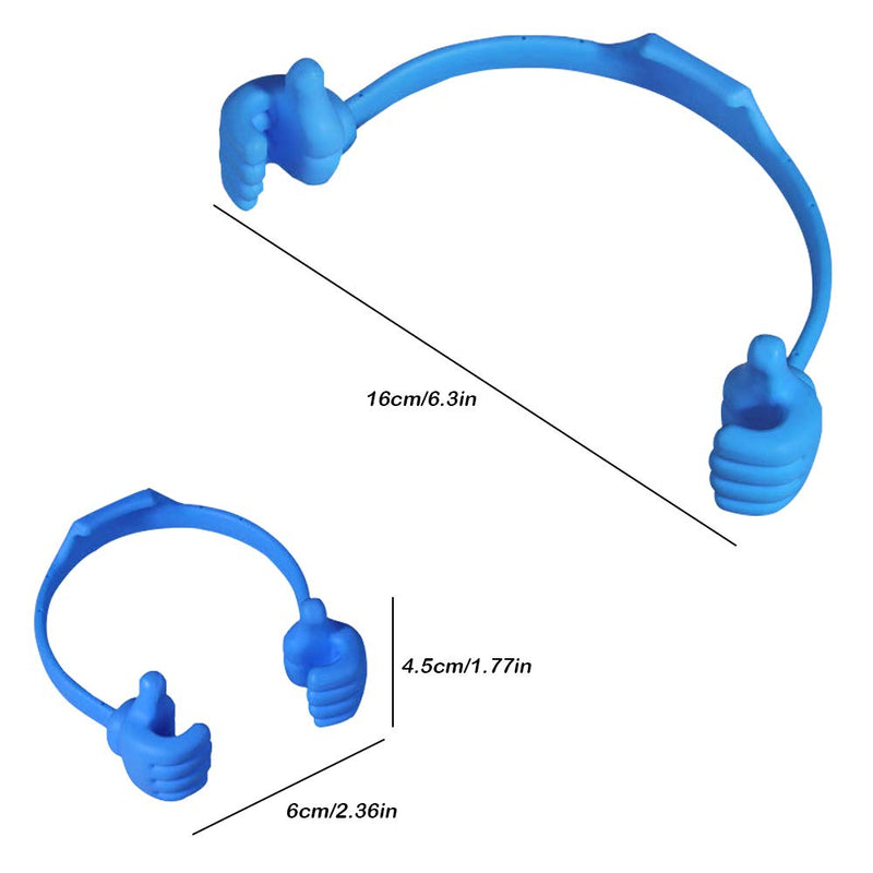 [Australia - AusPower] - 4 Packs OK Cell Phone Stands,YuCool Adjustable Flexible Silicone Cellphone Stand,Mobile Smartphone Display Holder-4 Colors 