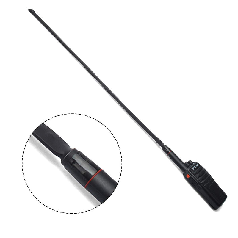 [Australia - AusPower] - HYS SMA Female CS Tactical Antenna Dual Band 144/430Mhz Foldable 31.5-Inch Antenna for Baofeng UV-5R UV-82 BF-F8HP UV-5R V2+ Plus BF-F9 V2+ 2m 70cm Walkie Talkie 