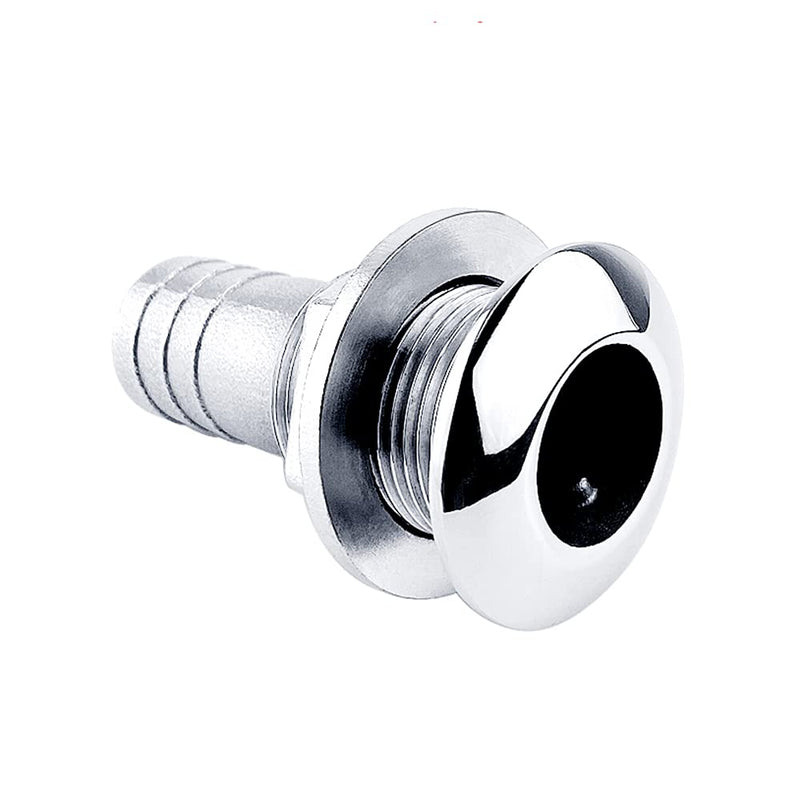 [Australia - AusPower] - Stainless Steel Boat Thru Hull Fitting Drain for 3/4" Hose 