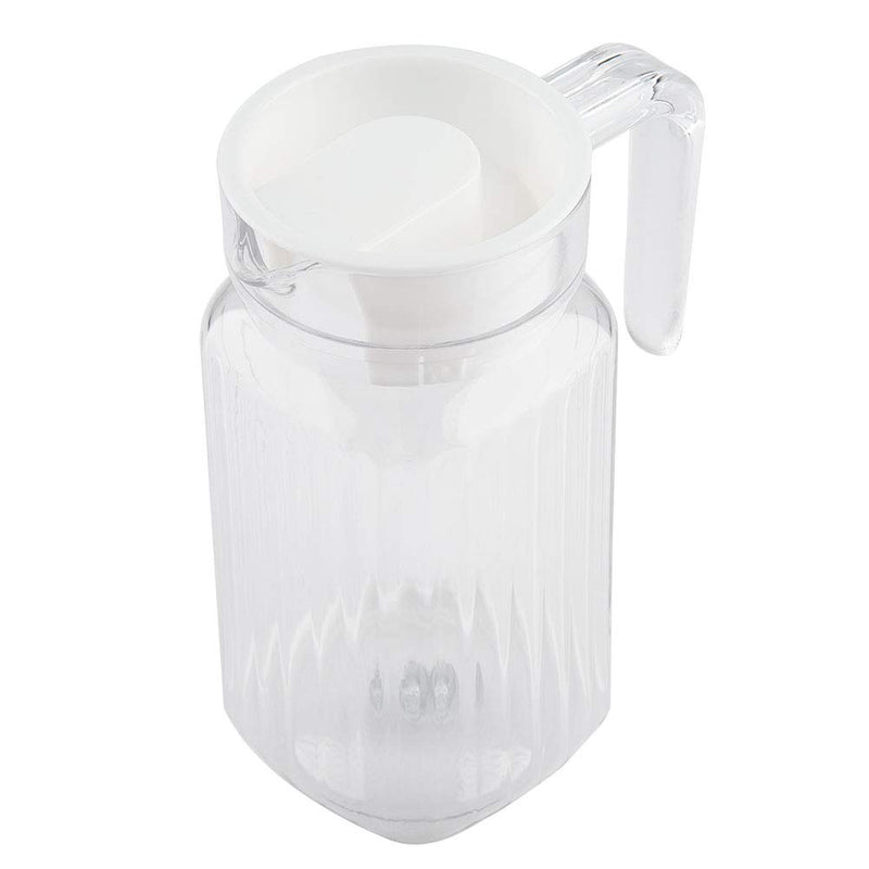 [Australia - AusPower] - Small Plastic Pitcher With Lid Acrylic Juices Pitcher, Transparent Water Pitcher Juices Jugs Broken Resistant Beverage Jugs, for Storing Water Milk Juices Tea Lemonade, with Lid and Handle(800ML) 800ML 