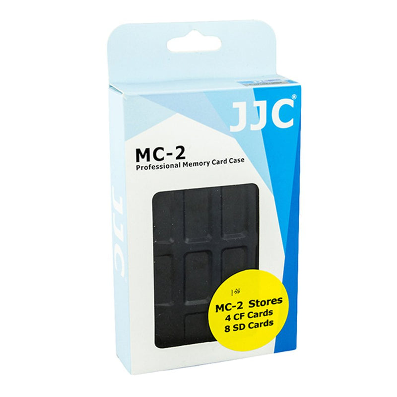 [Australia - AusPower] - JJC MC-2 Waterproof Holder Storage Memory Card Case for 4PCS CompactFlash(CF) 8PCS SecureDigital(SD) 