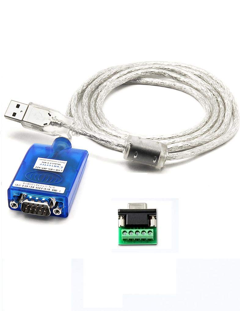 UTEK UT-890A 5ft 1-Port USB to RS-485/422 Serial Converter with ESD ...