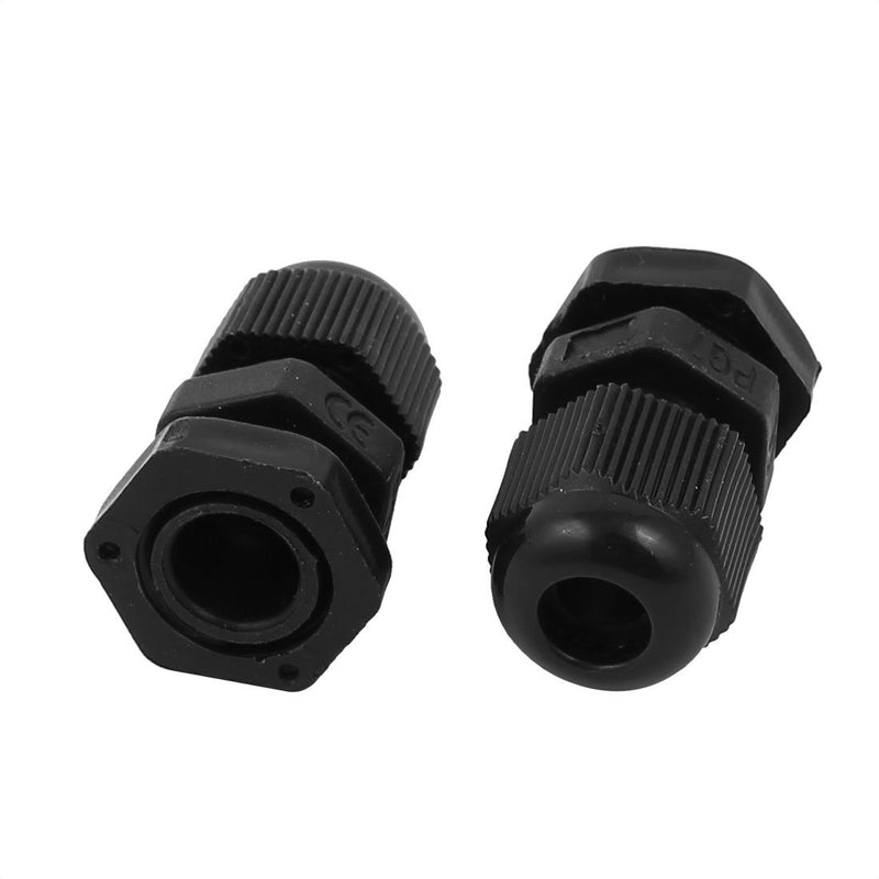 [Australia - AusPower] - uxcell a16101300ux0476 PG7 Model Plastic Waterproof Connectors Cable Glands 100 PCS Pack of 100 