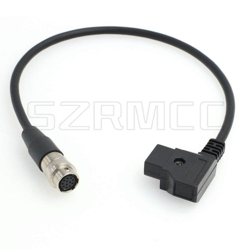 [Australia - AusPower] - SZRMCC D-Tap to 12 Pin Hirose ENG B4 2/3" Lens Power Cable for Canon Fujinon Nikon (Straight Cable) Straight Cable 
