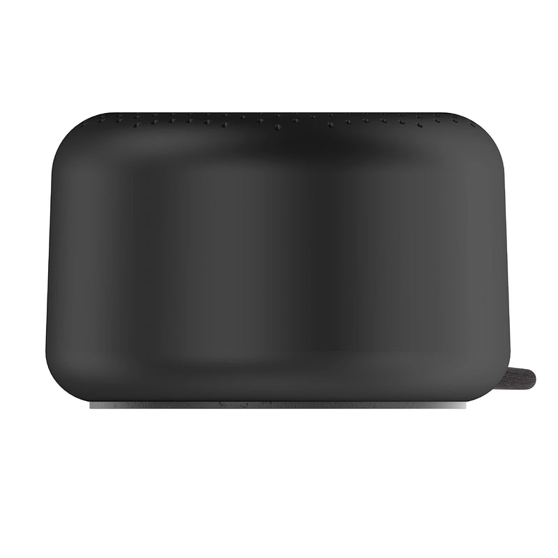 [Australia - AusPower] - Ghostek FLUX Wireless Mini Speaker with a Small Aesthetic Portable Travel Design Best for Listening to Music, Watching Movies, Shows Compatible with Apple iPhone, Samsung, LG, Google, Smart TV (Black) Black 