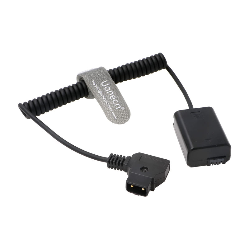 [Australia - AusPower] - Uonecn A7 Dummy Battery to D-tap Cable for Sony A7R A7S A7II A3000 A5000 A5100 A6000 A6300 A7SII Camera Dummy Battery A7 spring cable 