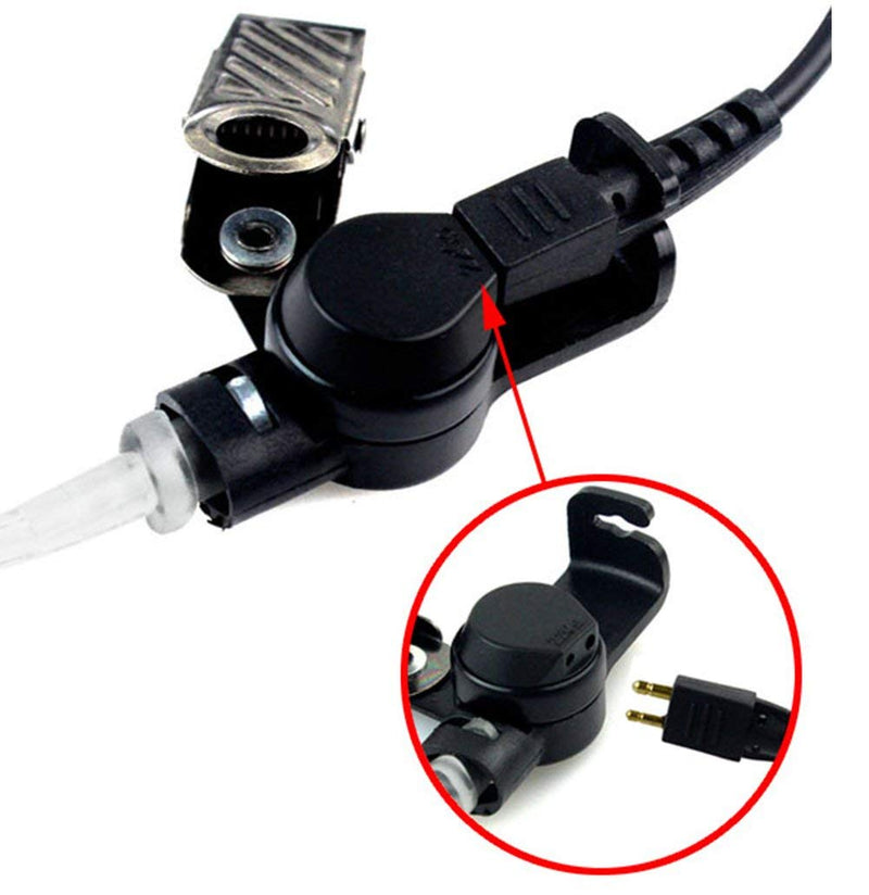 [Australia - AusPower] - Retevis Walkie Talkie Earpiece with Mic Big PTT Headset for Baofeng UV-5R BF-888S UV-82 BF-F8HP UV5RA Retevis RT22 Arcshell AR-5 2 Way Radios (1 Pack) 