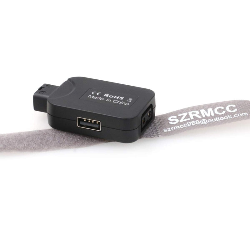 [Australia - AusPower] - SZRMCC D-tap Male to Female Multifunctional Box with USB 5V DC8V Output Interface for Cameras Monitors 