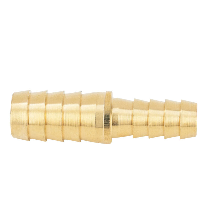[Australia - AusPower] - Metalwork Brass Barb Fitting 1/4" Barbed x 3/16" Barbed Reducing Splicer Mender Reducer Union, Air Water Fuel Hose Adapter Joiner Connector (Pack of 2) 6.5mm x 5mm Pack of 2 