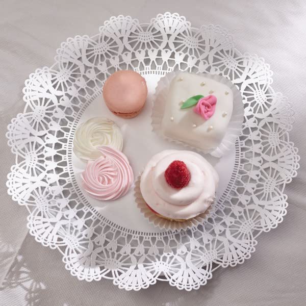 [Australia - AusPower] - Hoffmaster Cambridge Lace Doilies, 5", White, Case of 1,000 Doilies 