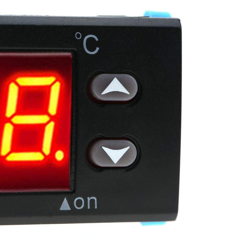 [Australia - AusPower] - Digital Temperature Controller Thermostat EW-181H Temperature Control Meter for Refrigeration and Heating Equipment10A 3×1.4×3 in -45℃~80℃ 