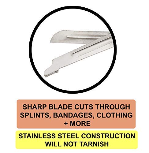 [Australia - AusPower] - NEW! 6 pcs EMT Trauma Shear Heavy Duty Assorted Rainbow, Ideal for EMS, Nurse, Medic, Police and Firefighter, Strong Enough to Cut A Penny in Half 
