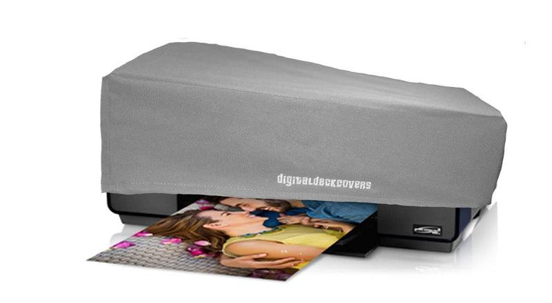 [Australia - AusPower] - DigitalDeckCovers Printer Dust Cover for Epson SureColor P600 & Stylus Photo R3000 Printers [Antistatic, Water-Resistant, Dust-Proof Protector, Heavy Duty Fabric, Silver] 