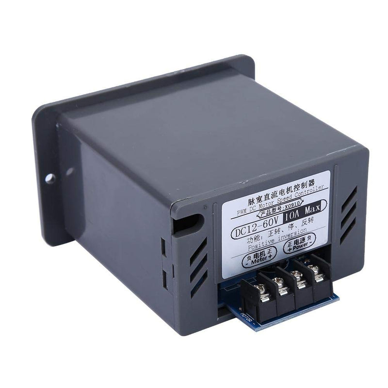 [Australia - AusPower] - Motor Speed Controller, DC 12V-60V 10A CW/CCW Adjustable Speed with Switch Controller DC Motor Governor DC Motor Speed Controller 