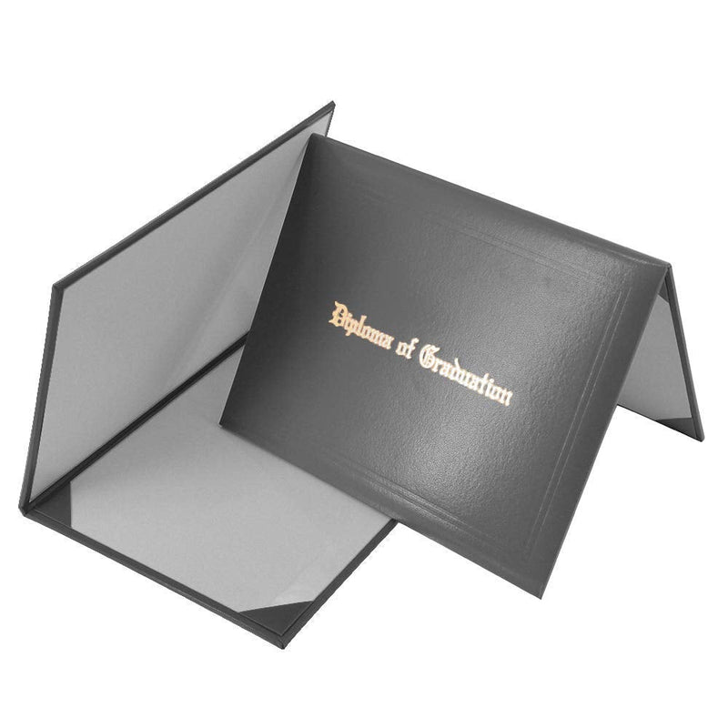 [Australia - AusPower] - GraduatePro Imprinted Diploma Cover 8.5 x 11, Leatherette Padded Certificate Covers, Graduation Document Holder Letter Size, Black 