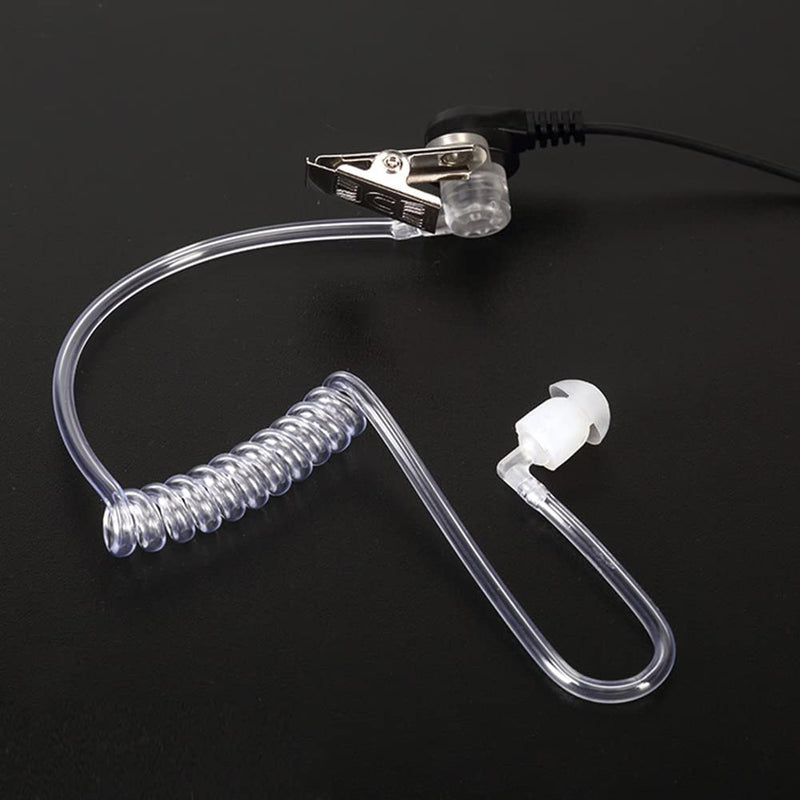 [Australia - AusPower] - 2 Pin PTT Air Acoustic Tube Earpiece Headset Microphones for Baofeng, Pofung, LYU LAM, UV-5R, UV-5R+, UV-5R Plus, UV-5RA, UV-5RE, UV-5RE Plus, BF-H6, BF-9R, BF-88A, BF-888S, P10UV, P11UV, P15UV 