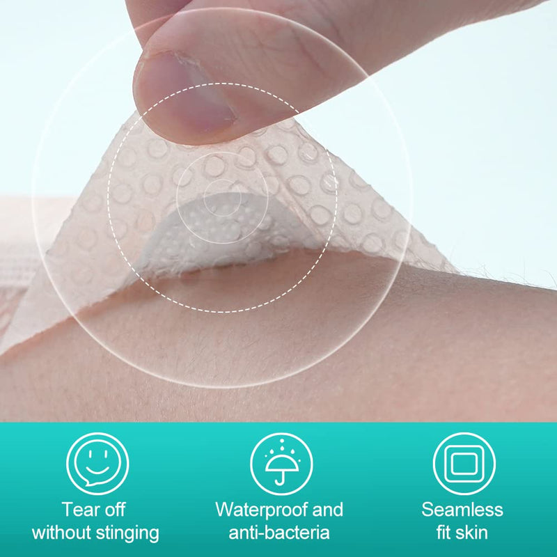 [Australia - AusPower] - Dimora Silicone Super Absorbent Dressings, 5"X5" Self-Adhesive Bandages with Ultrasorb Polymer, 10 Packs 5x5-Self Adhesive(10 pack) 
