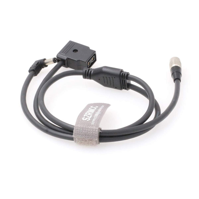 [Australia - AusPower] - SZRMCC Hirose 4 Pin Male to DC2.5 with P-tap Y Distribution Cable for Sound Devices 688 644 633 Zoom F4 F8 Zaxcom 