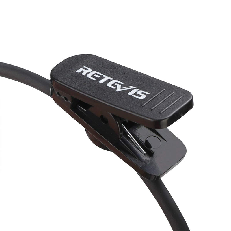 [Australia - AusPower] - Retevis RT18 Walkie Talkie Earpiece Two Way Radio Headset with Microphone Police Security Earpiece for Retevis RT18 RT22 RT21 H-777 Baofeng 888S UV-5R Arcshell AR-6 Radios (5 Pack) 