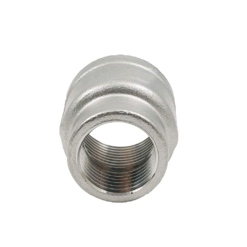 [Australia - AusPower] - Beduan Stainless Steel Reducer Coupling, 3/4" x 1/2" Female NPT Reducing Cast Pipe Fitting 
